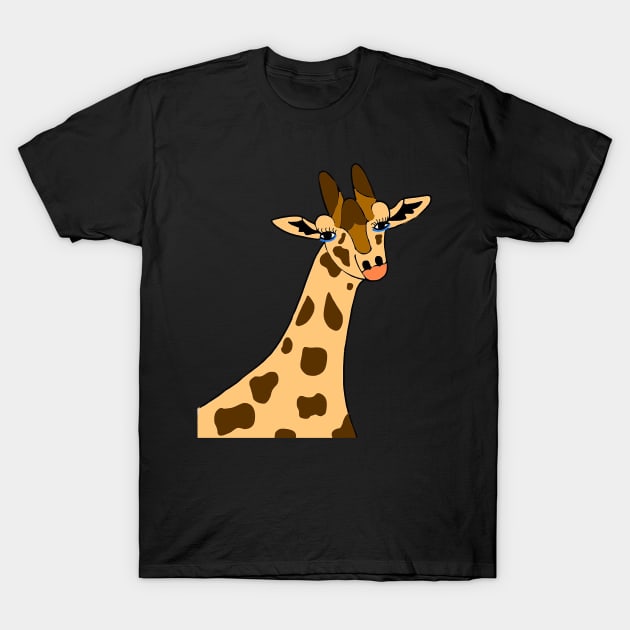 Call me Giraffe - I am enough of grass ! T-Shirt by drawkwardly